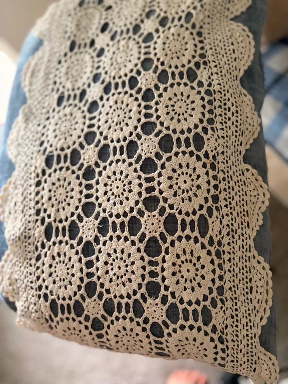 Vintage Lot Of 5 Doilies: 1 Table Runner, 1 Oval, 3 Round 1920’s-1949’s Antique